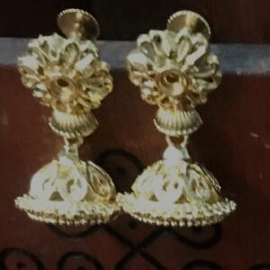 Gold plated Jhumkas