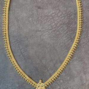 Micro Polished Haram Necklace – Elegant Traditional Jewelry for Women