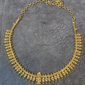 Micro Polished Peacock Necklace – Elegant Traditional Jewelry for Women